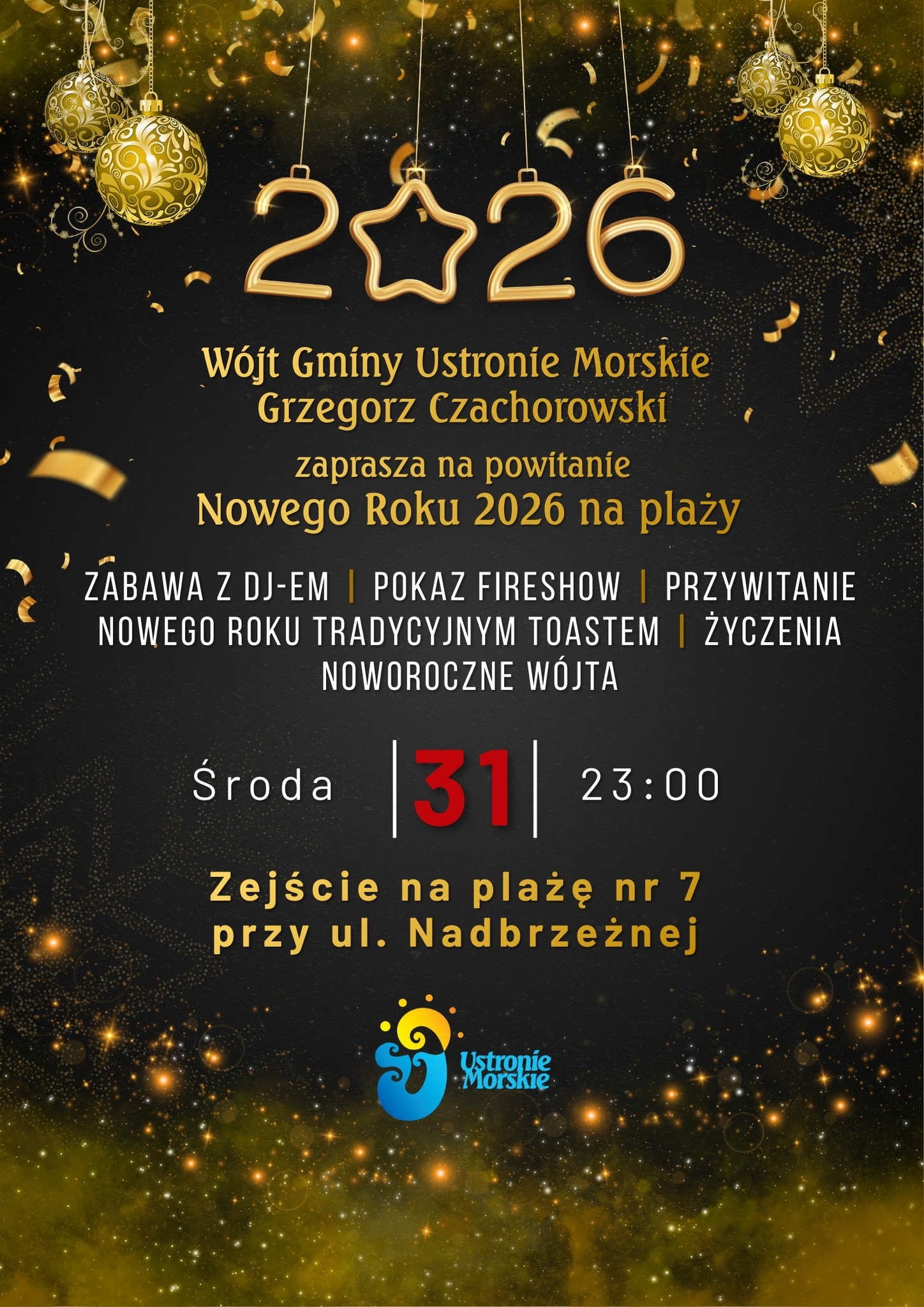 Powitaj Nowy Rok na plaży!