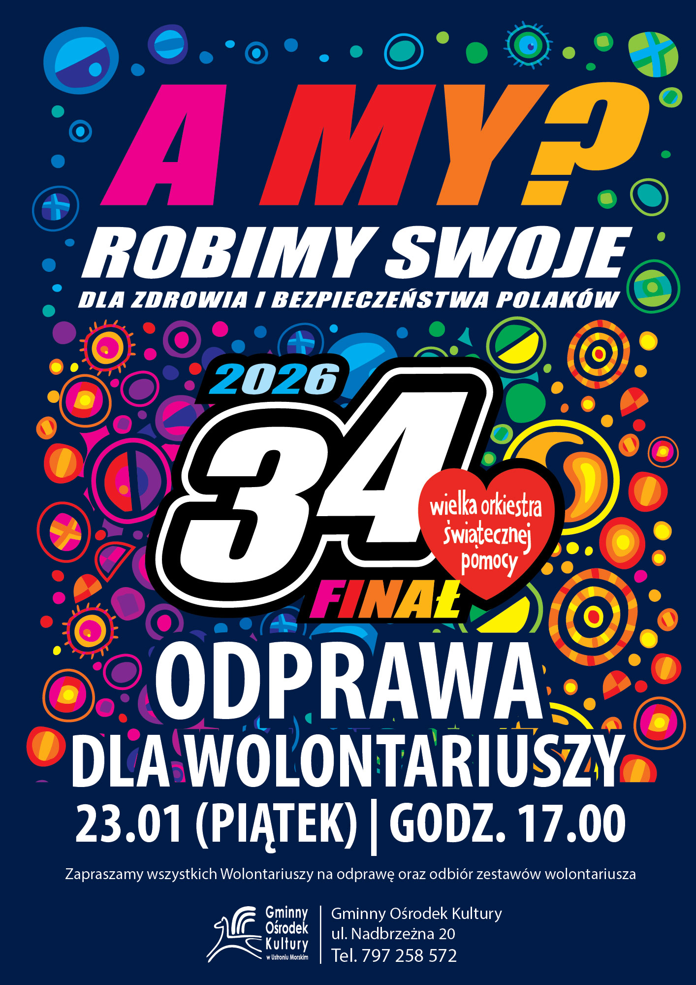 WOŚP odprawa wolontariuszy